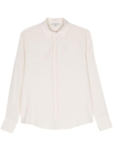 crepe-texture shirt