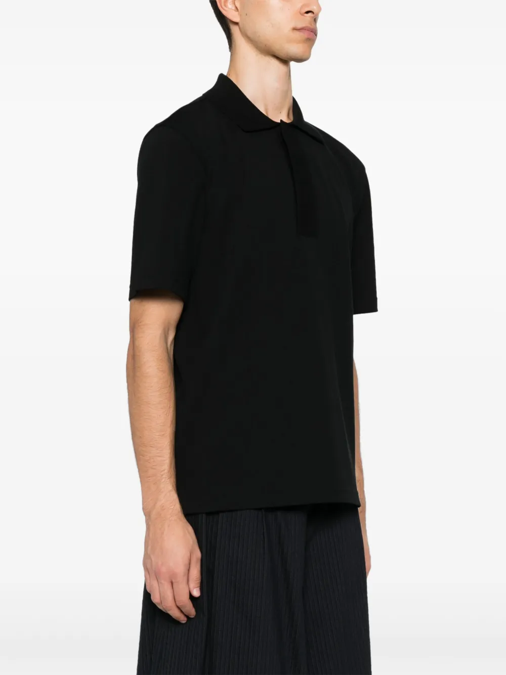 Lanvin Katoenen poloshirt Zwart