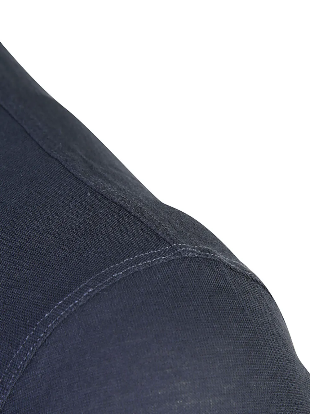 Zanone Getailleerd T-shirt Blauw