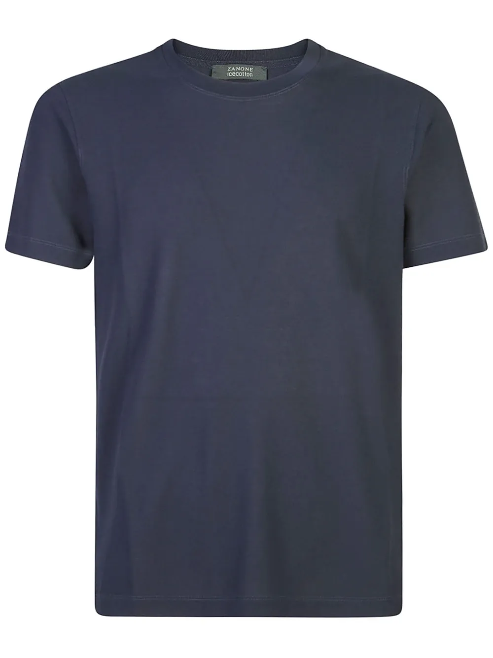 Zanone Getailleerd T-shirt Blauw