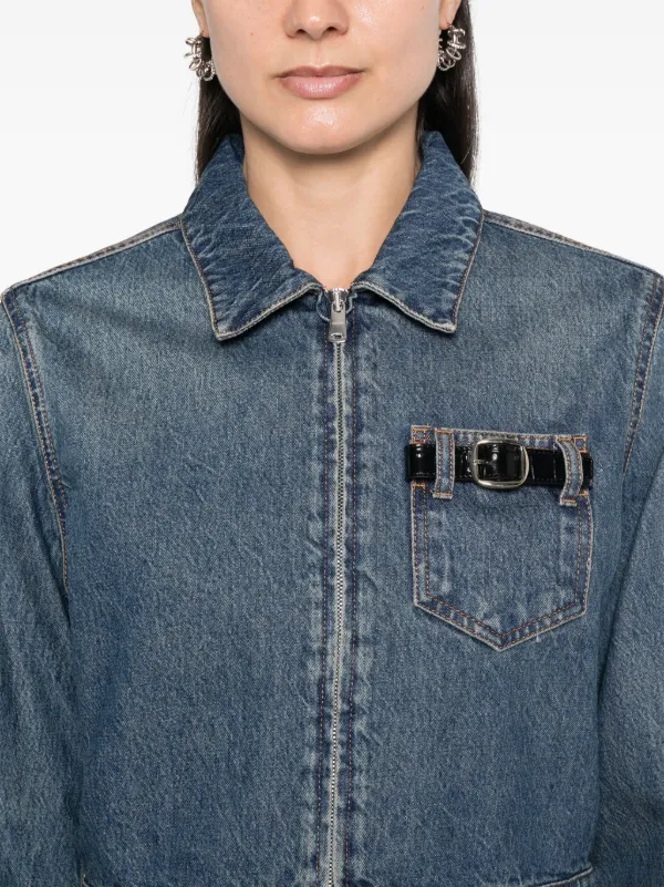 COPERNI デニムジャケット Coperni バックル デニムジャケット | ブルー | FARFETCH JP
