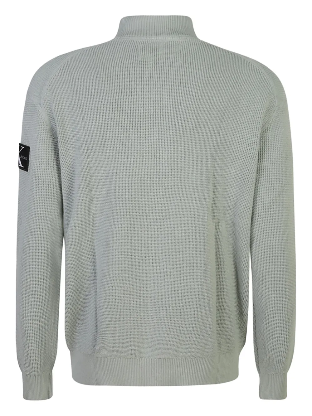 Calvin Klein Jeans Baseball-collar cardigan - Grijs