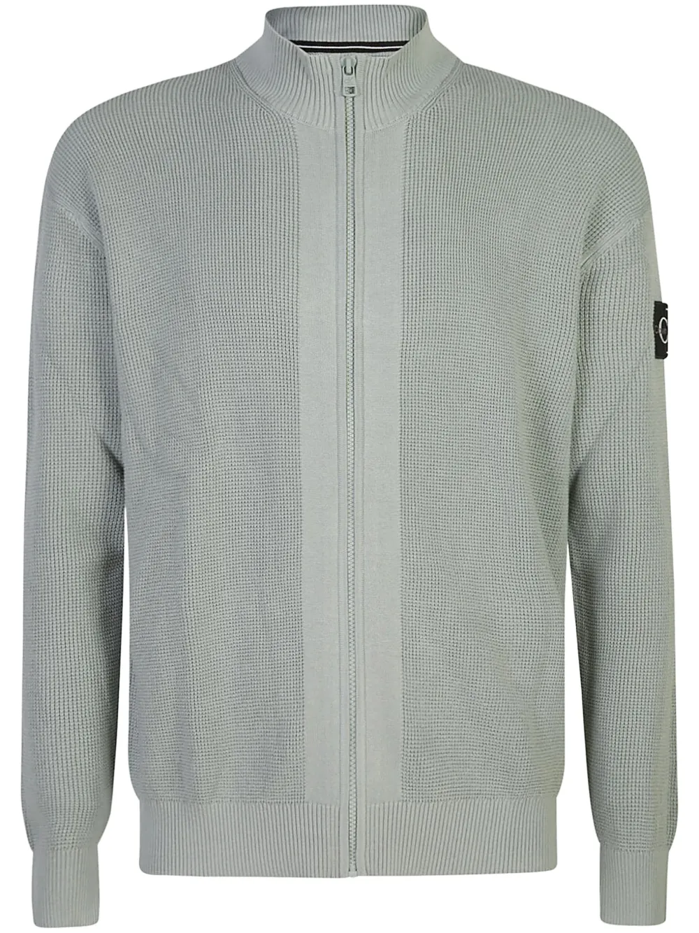 Calvin Klein Jeans Vest met honkbalkraag Grijs