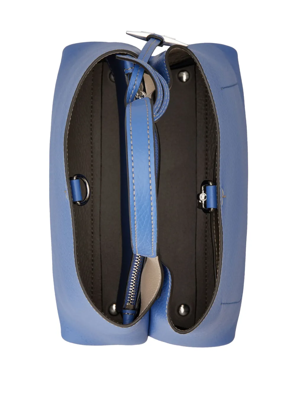 Tod's Kleine leren shopper Blauw