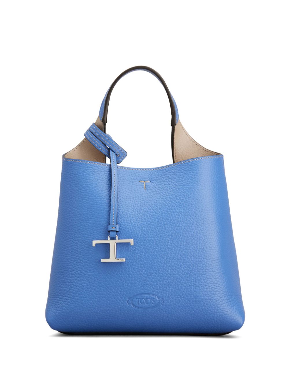 Tod's mini leather tote bag - Blue