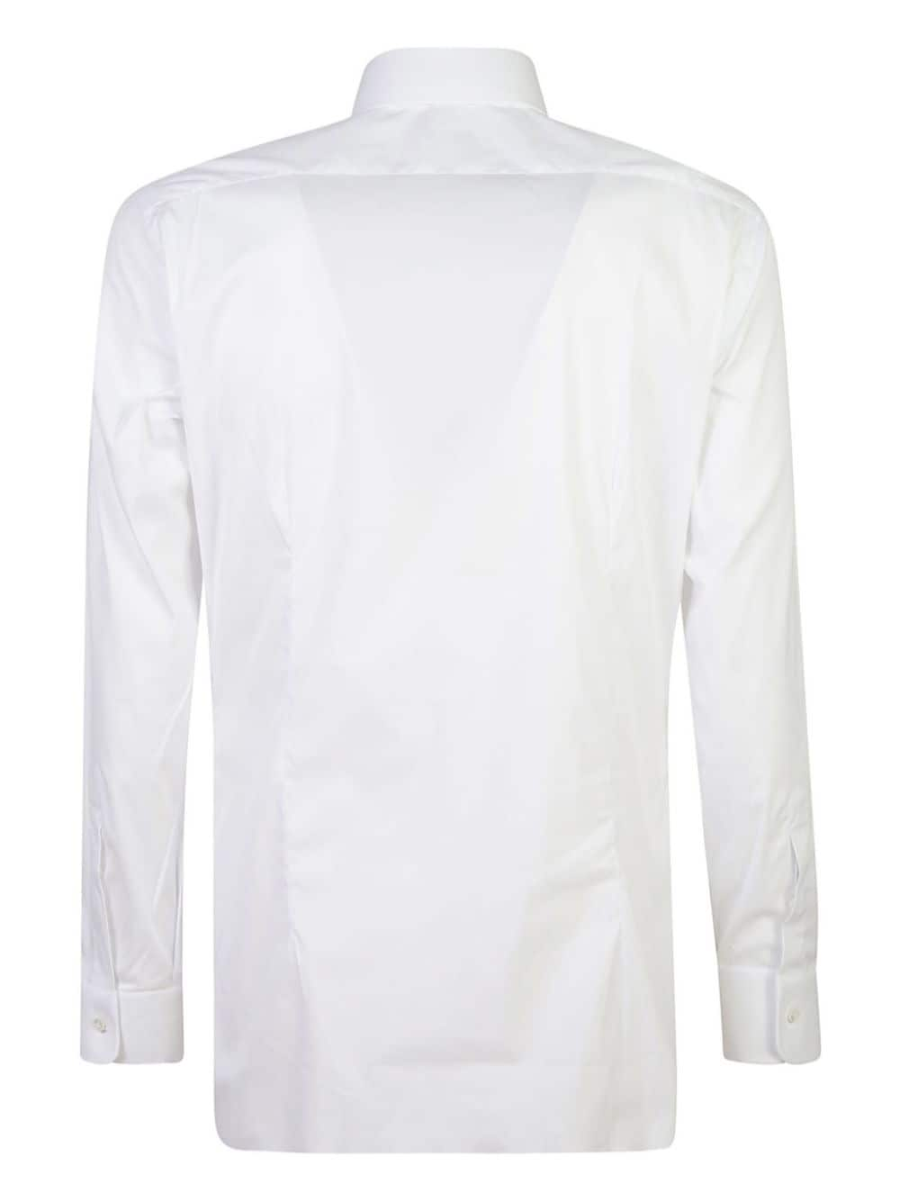 Barba cotton shirt - Wit