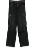 LIU JO flared cargo jeans - Black