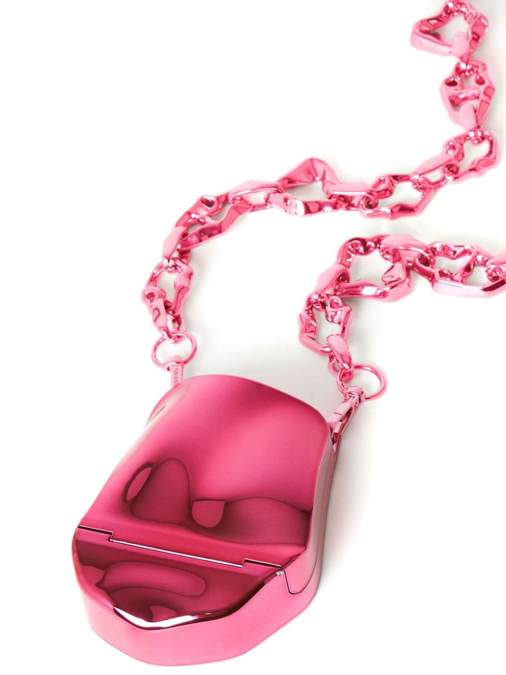 Shop Published By Wavy Chain Coin Purse In Pink