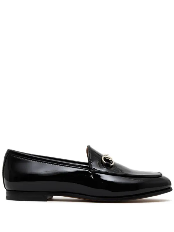 Gucci Horsebit detail Leather Loafers Black FARFETCH CA