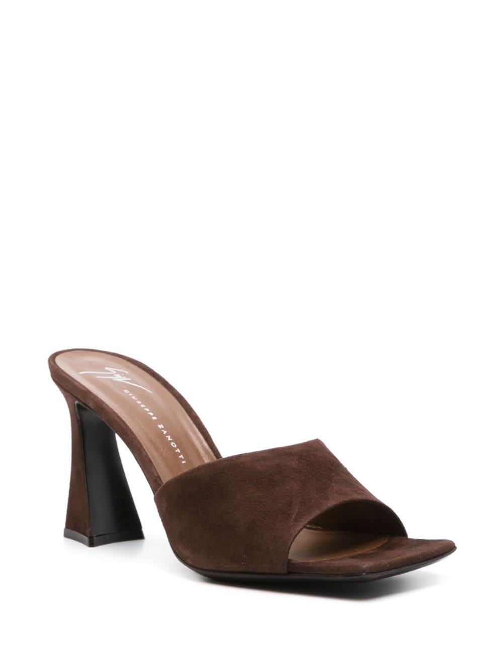 Giuseppe Zanotti 85mm Solhene mules - Bruin