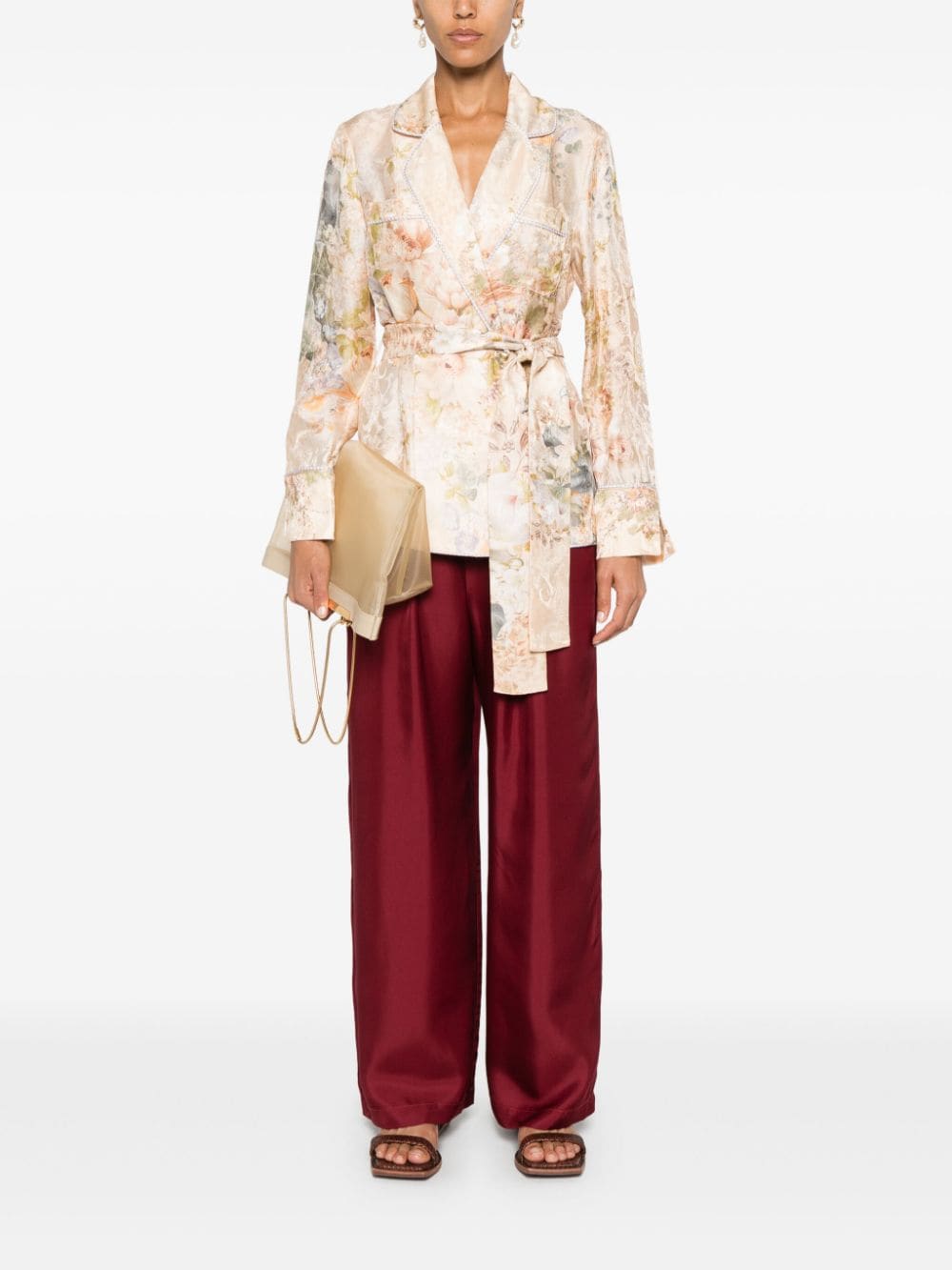 Camilla Pajama Suit jacket - Beige