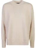 Roberto Collina Drop shoulder jumper - Neutrals