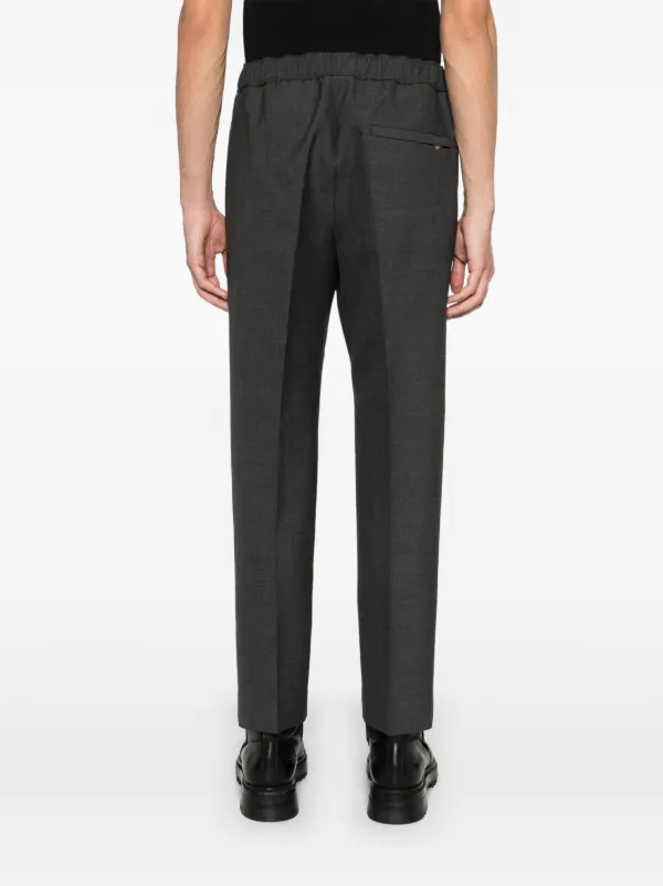 【関税・送料込み】LANVIN PANTS SAGE VIRGIN WOOL PANTS Wide-leg Cuffed Wool Pants | Lanvin
