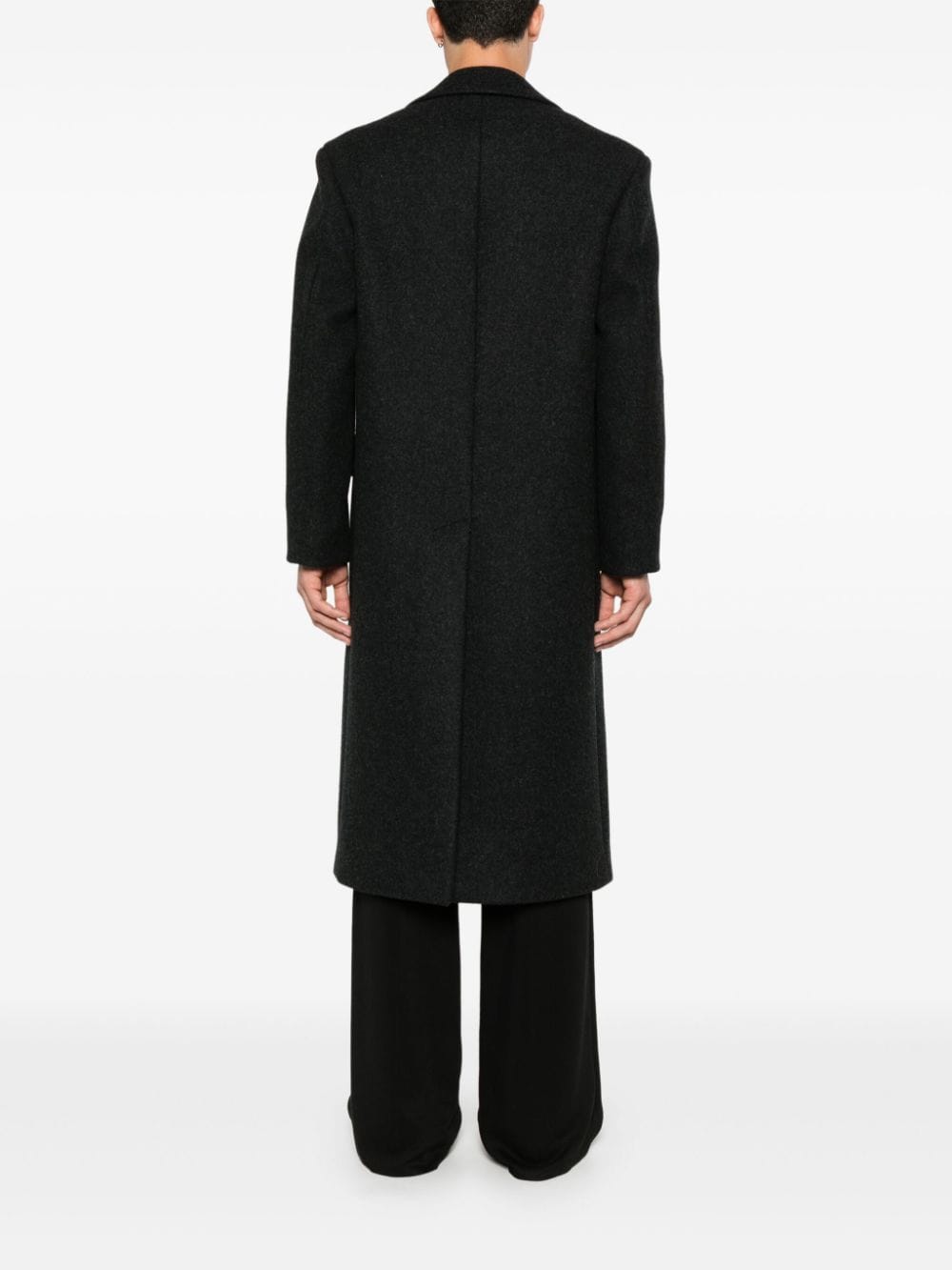 Shop Jil Sander Wool Coat In Grey