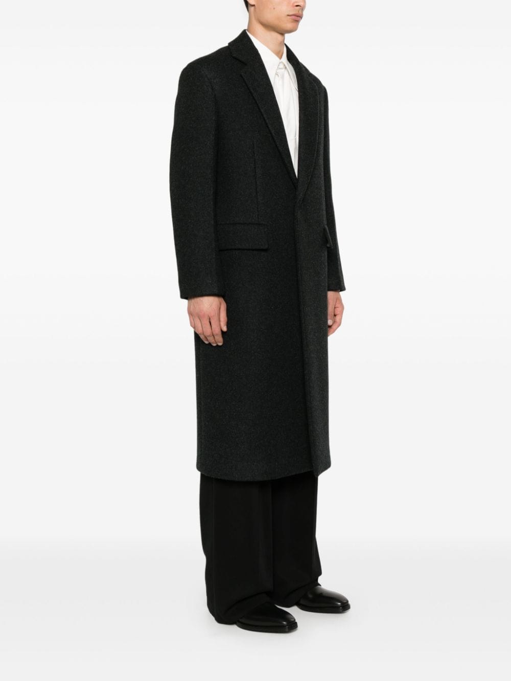 Shop Jil Sander Wool Coat In Grey