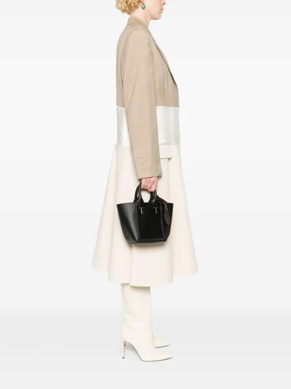 【関税・送料込み】TOD‘S MINI SHOPPING TOTE BAG Woman BROWN Tote Shopping Bag in Leather Mini