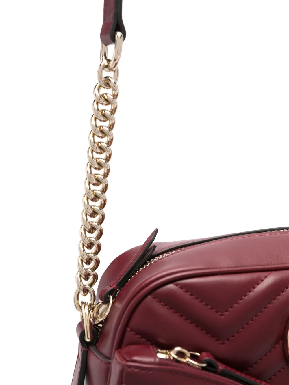 Gucci GG Marmont kleine schoudertas Rood