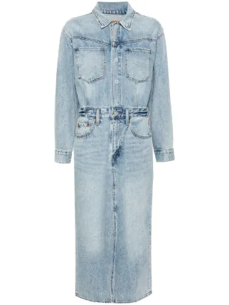 levi's denim midi dress Levi's Premium Western Denim Midi Dress Women's Dress Feeling This : 14 (32)
