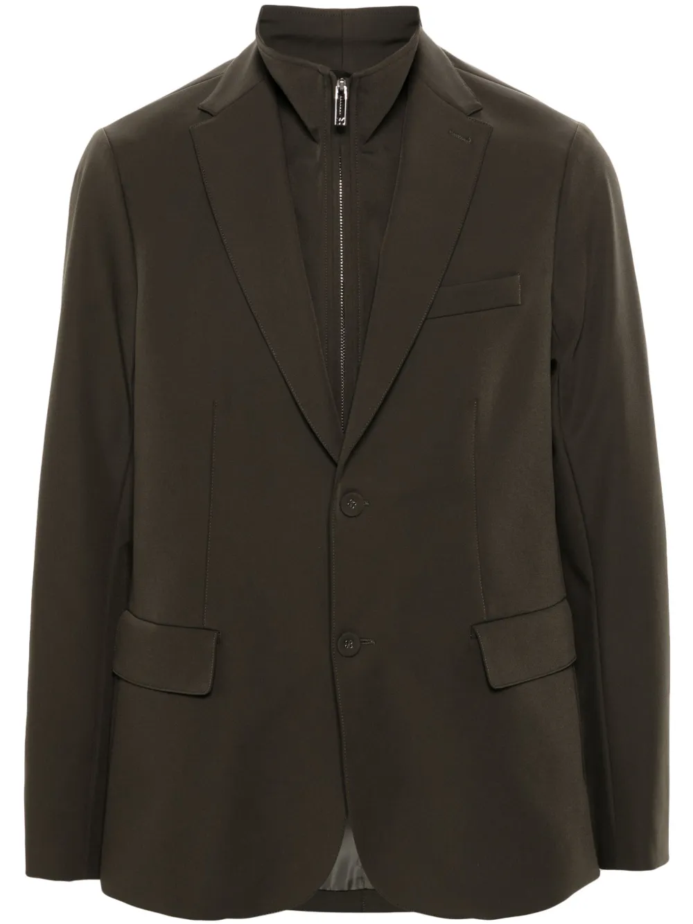 Emporio Armani Gelaagde blazer Groen