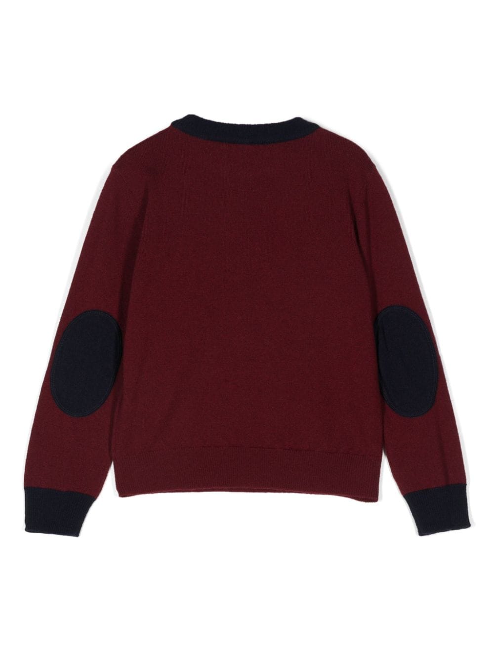 Shop Fay Logo-embroidered Sweater In Red