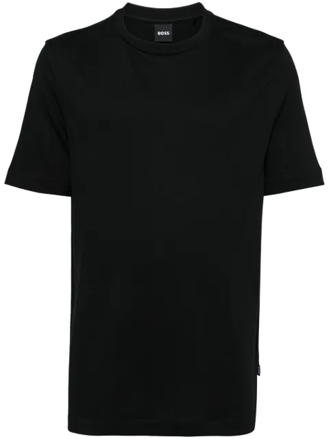 BOSS piqué-weave T-shirt 