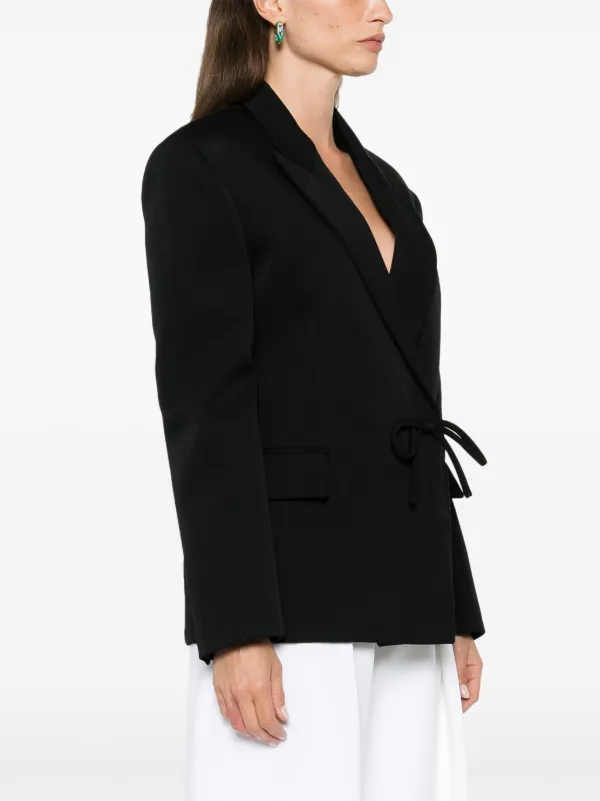 Valentino Garavani bow-embellished Blazer | Black | FARFETCH