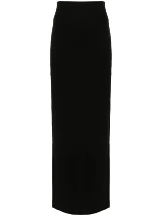 Roland Mouret ハイウエスト マキシスカート | ブラック | FARFETCH JP