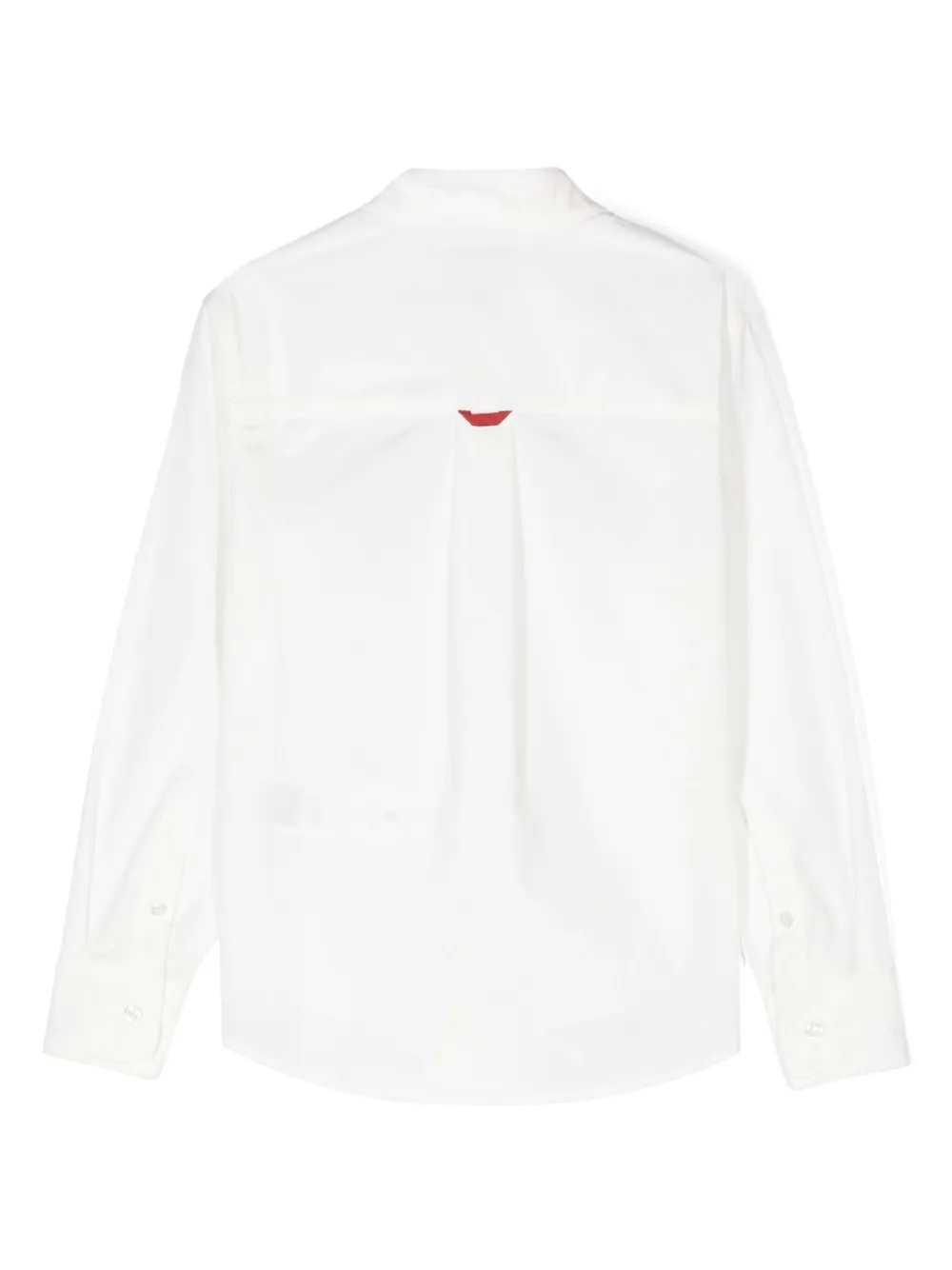 Fay Kids Shirt met logopatch Wit