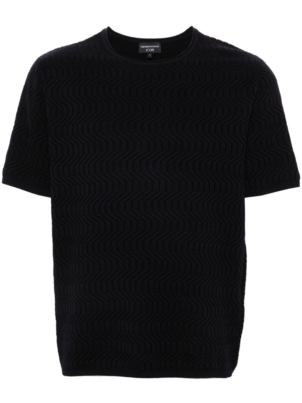 Emporio Armani zigzag-pattern sweater Men