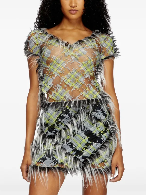 Galathea asymmetric midi dress 