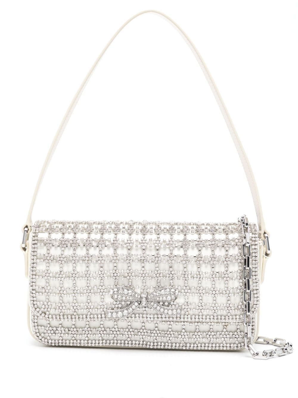 crystal-embellished shoulder bag