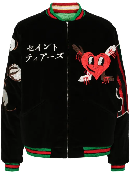 X Sukajyan veste bomber à design réversible - SAINT MXXXXXX - Modalova