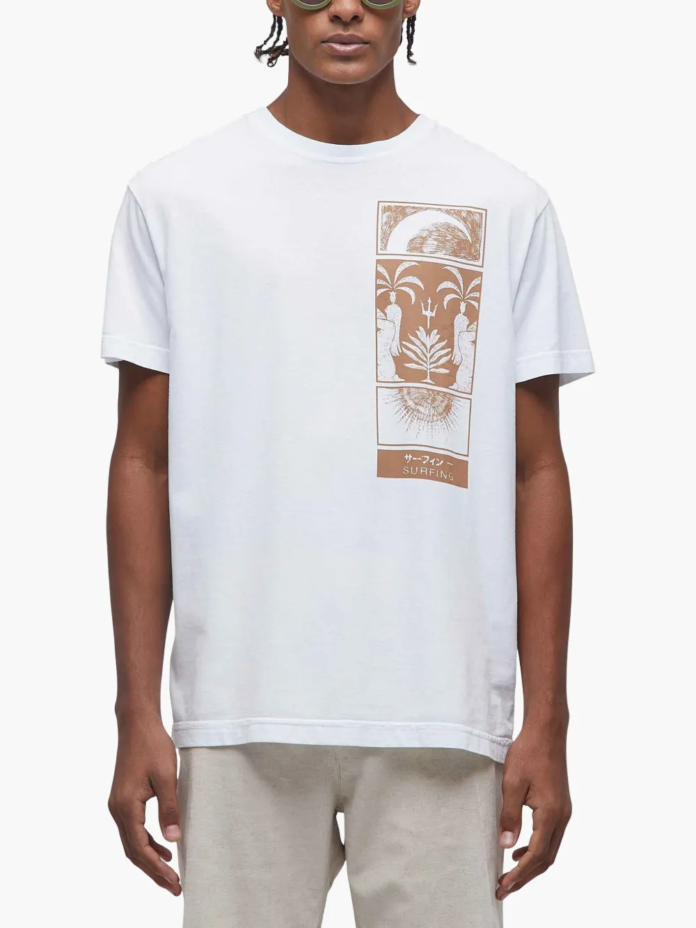 Osklen Stone Stamp T-shirt Wit