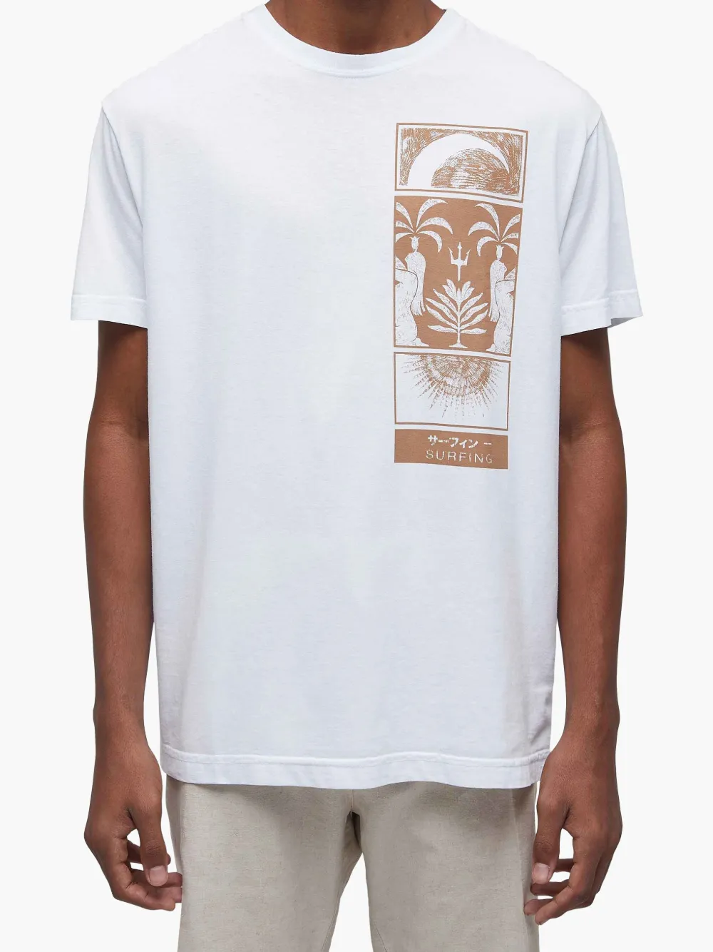 Osklen Stone Stamp T-shirt Wit