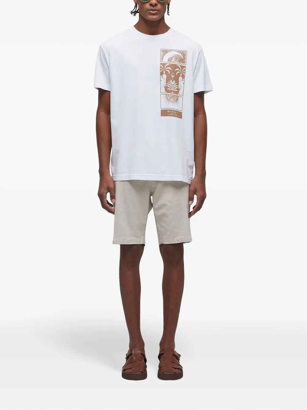 Osklen Stone Stamp T-shirt Wit