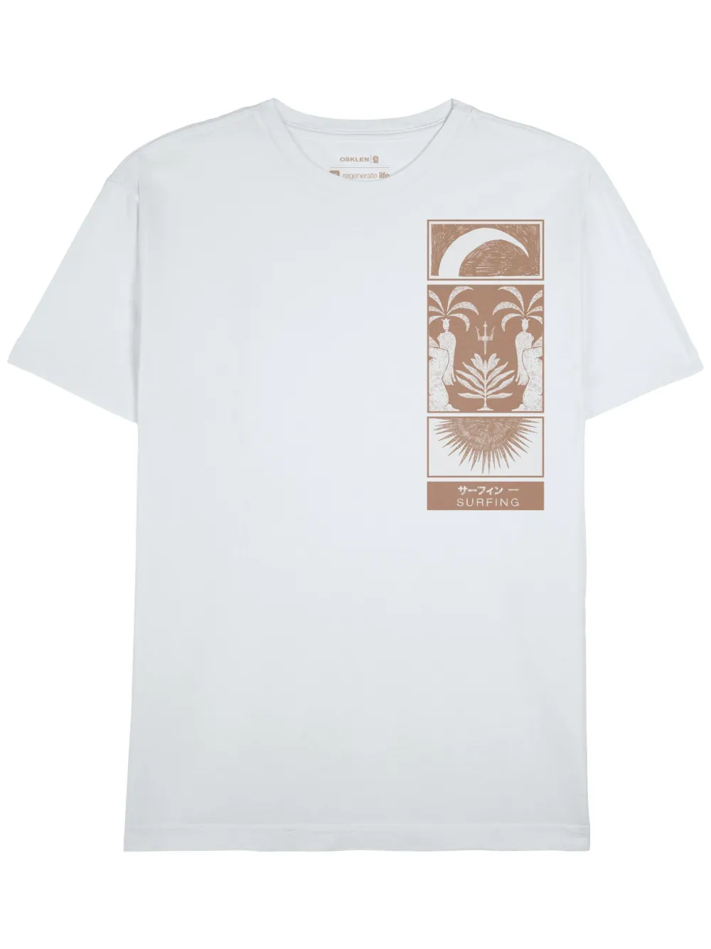 Osklen Stone Stamp T-shirt Wit