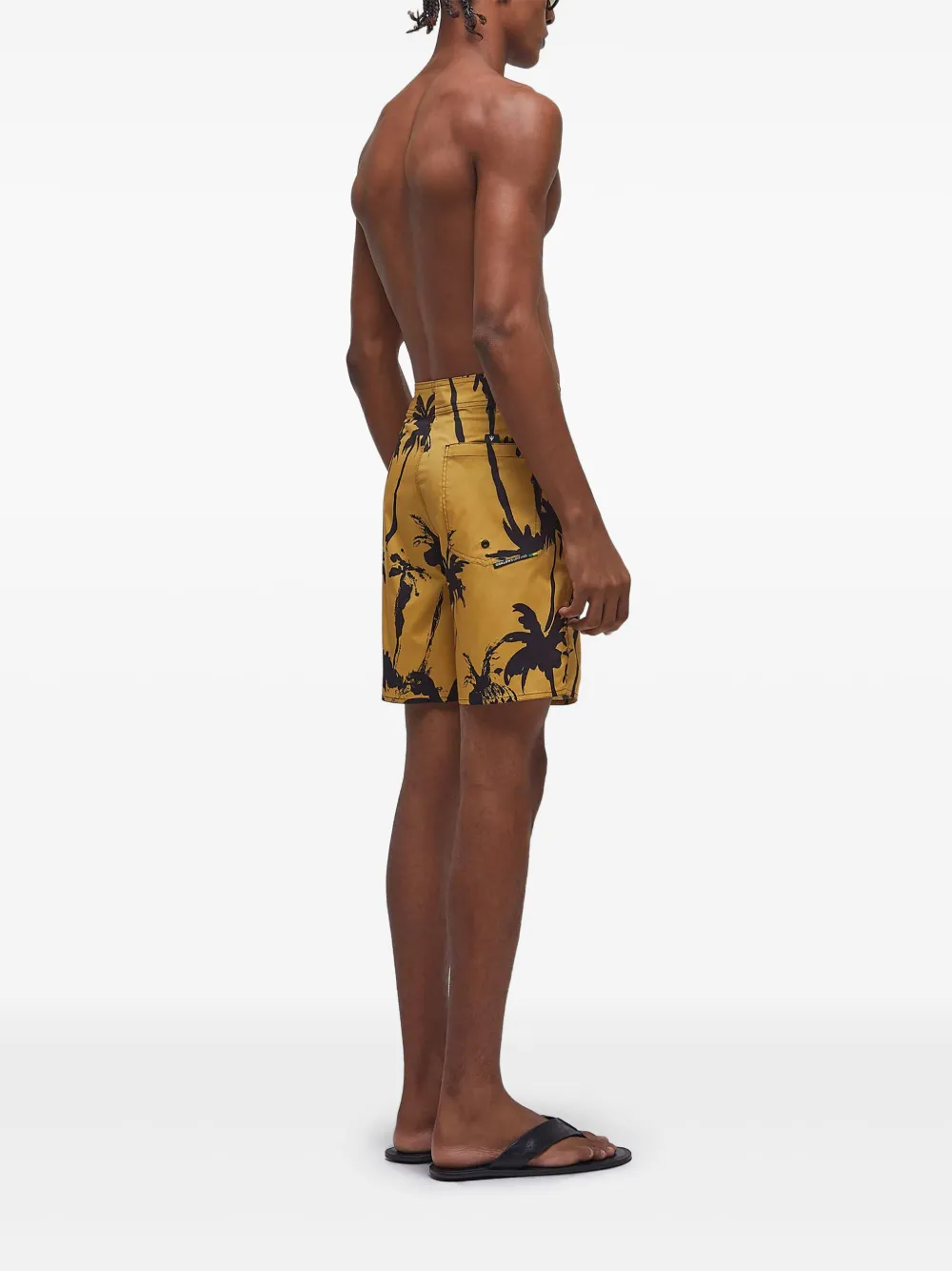 Osklen Surf Aquaone Rorschach bermuda zwembroek Geel
