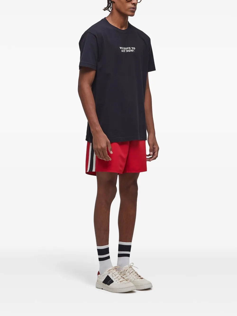Osklen Vintage Act Now T-shirt Zwart