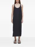 Osklen Longui slip silk maxi dress - Black