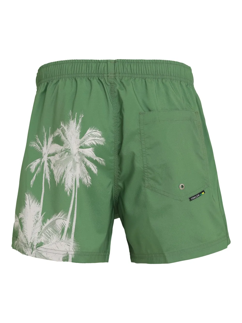 Osklen Zwembroek met elastische taille Groen