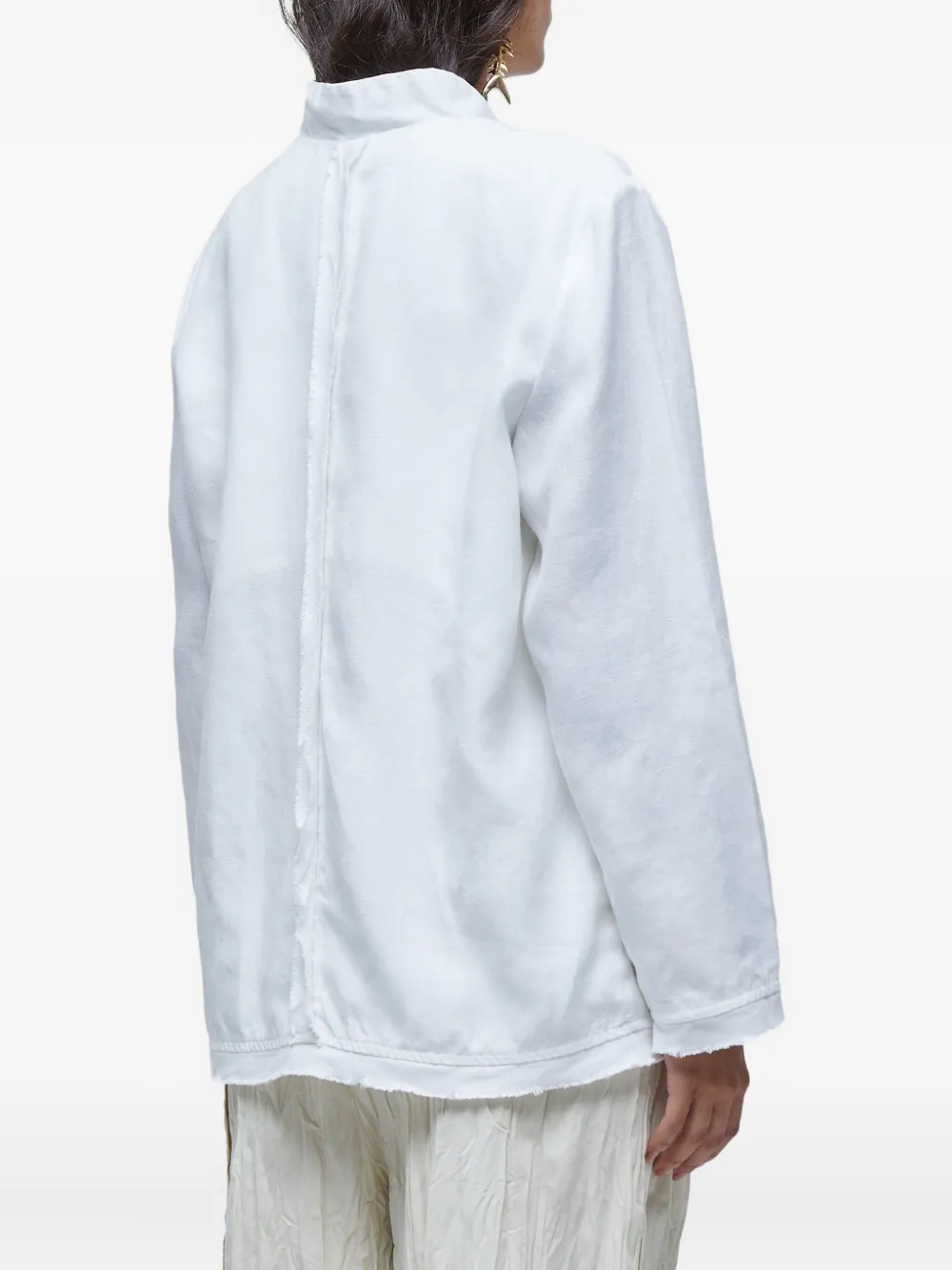Osklen Linnen blazer Wit