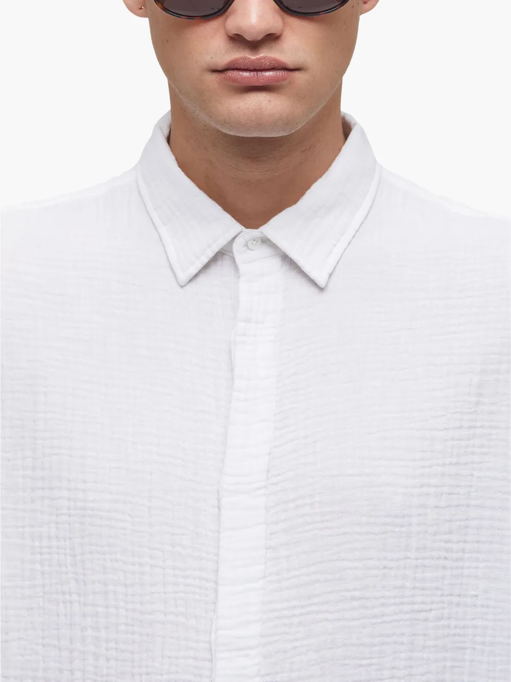 Osklen Wavy overhemd Wit