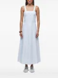 Osklen square-neck midi dress - White
