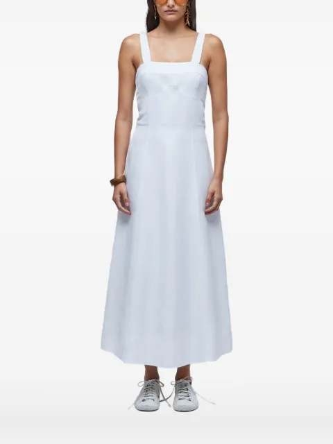 Osklen square-neck midi dress
