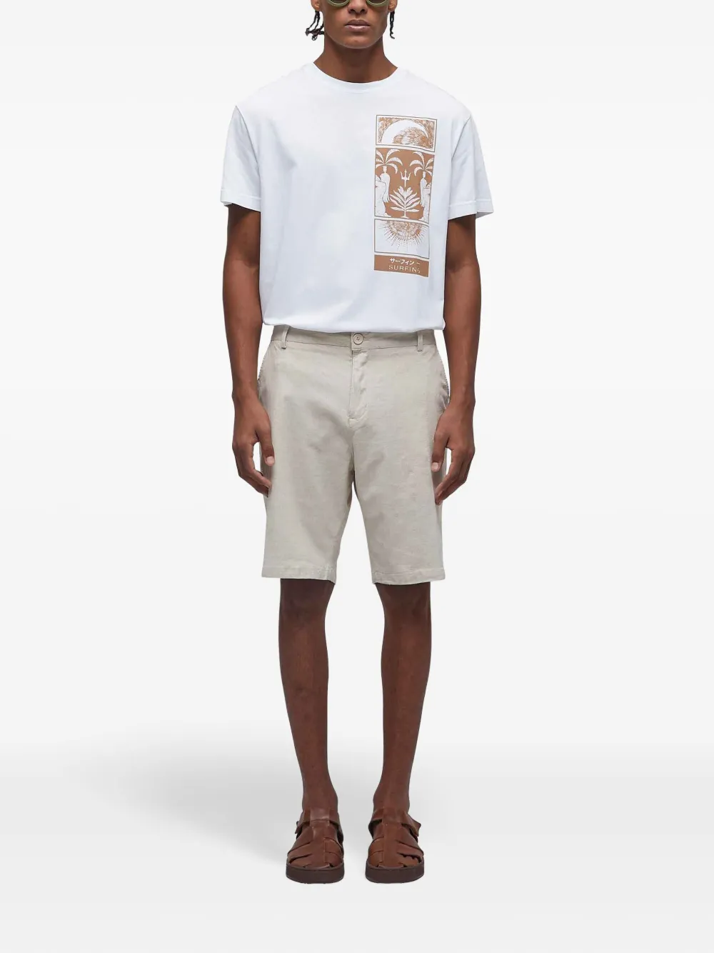 Osklen Alfaiataria shorts Beige