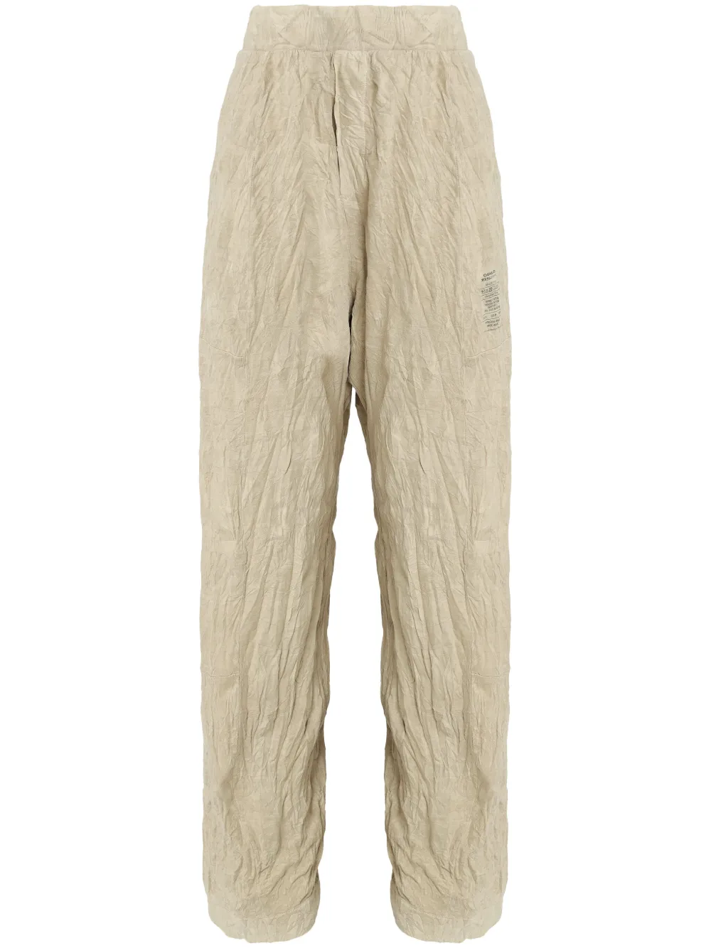 Osklen pantalon fuselé à effet froissé | tons neutres | Image 1