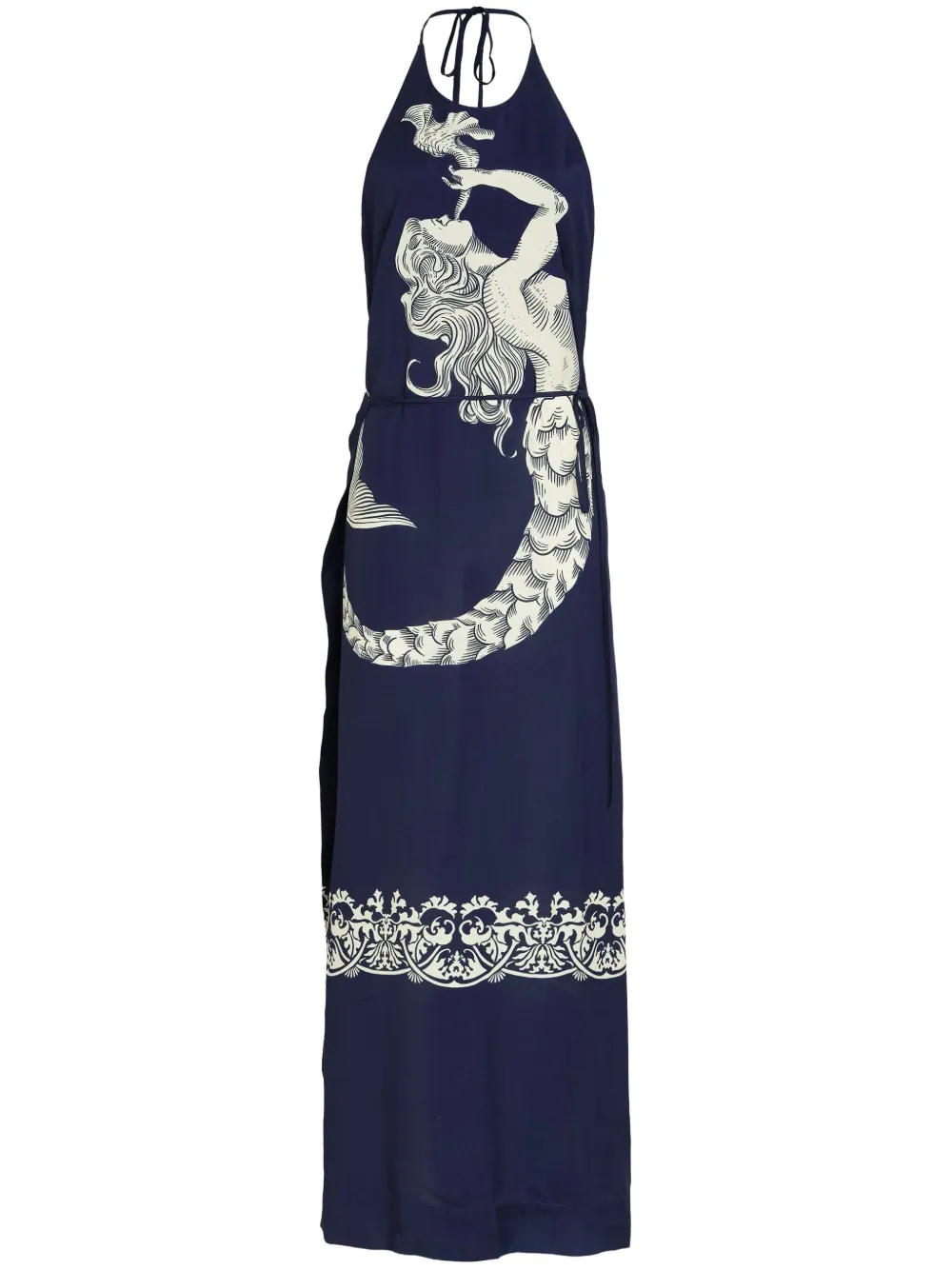 Osklen Jurk met print Blauw