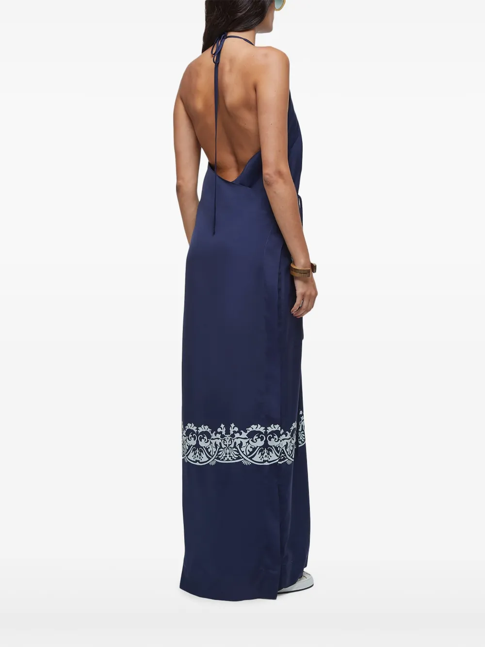 Osklen Jurk met print Blauw