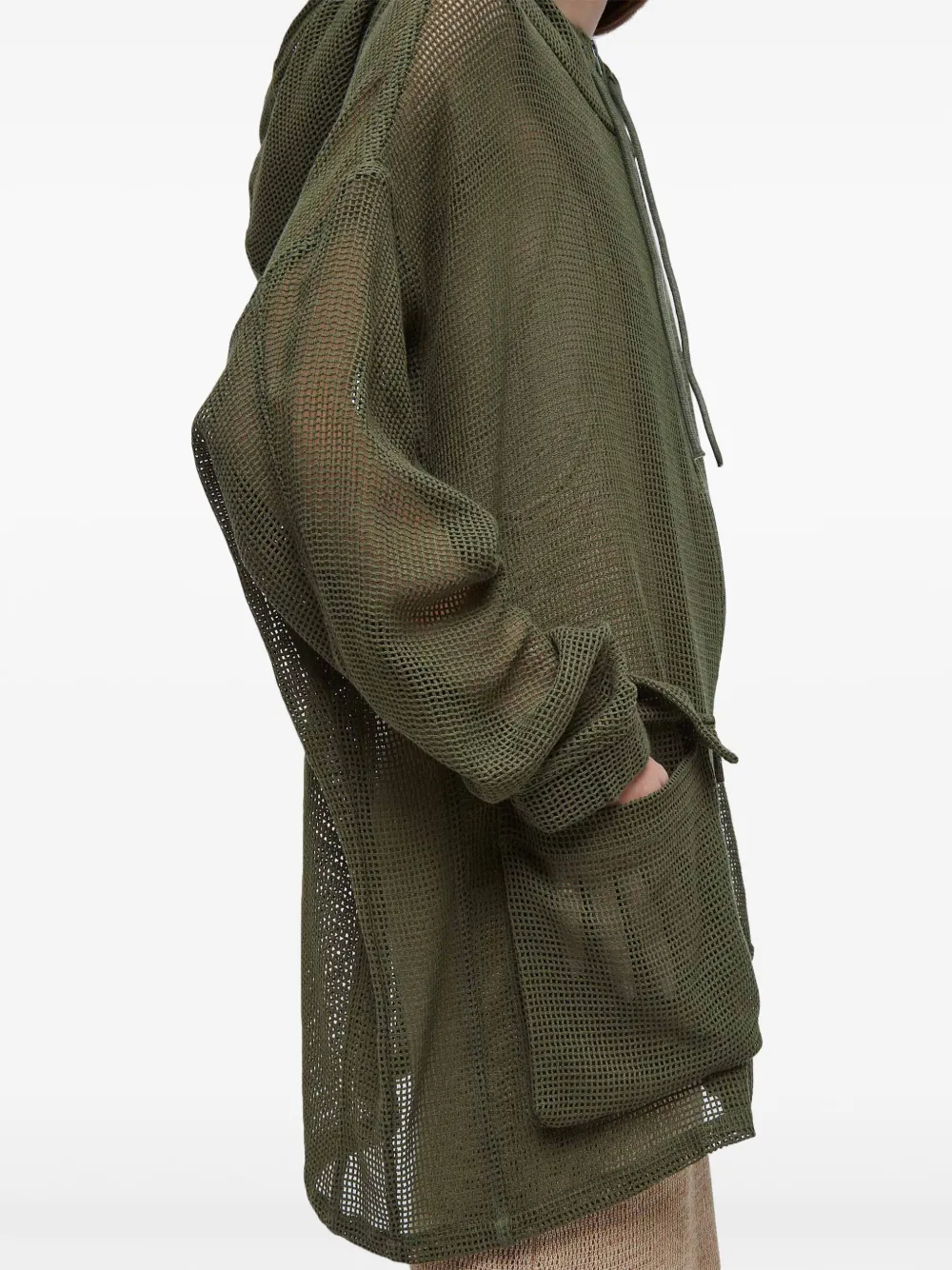 Osklen Mesh parka Groen