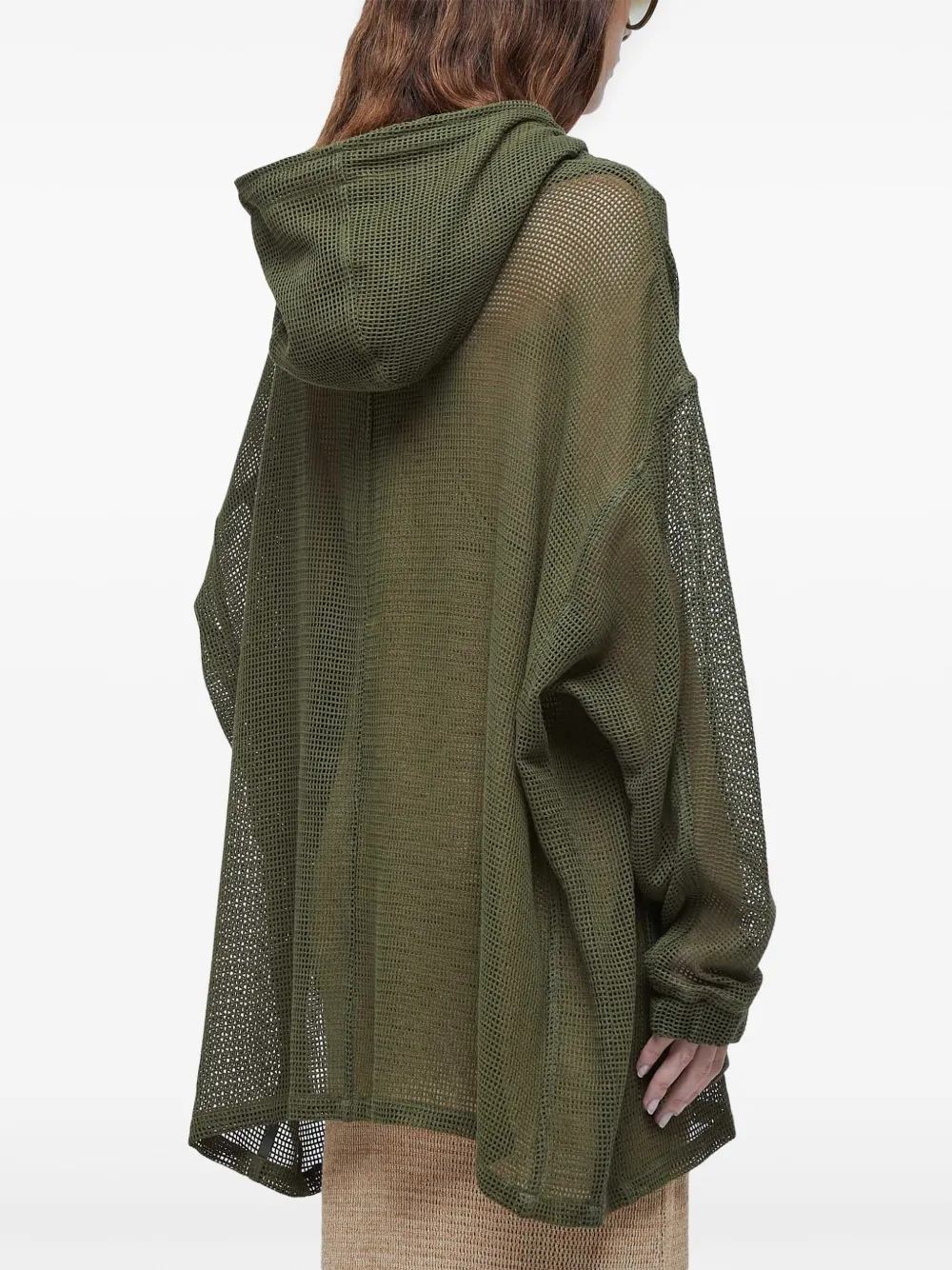 Osklen Mesh parka Groen
